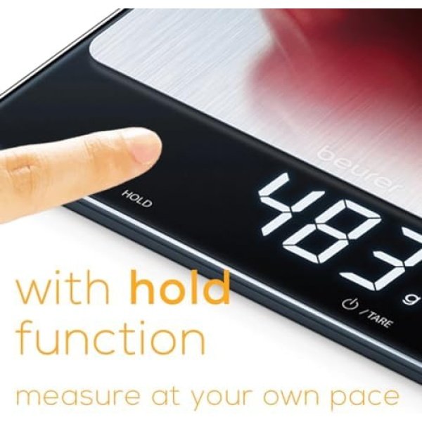 Beurer KS34 Digital Kitchen Scale - Precise Scale for Food Ounces and Grams - Image 4