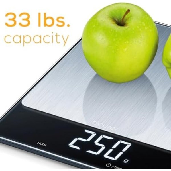 Beurer KS34 Digital Kitchen Scale - Precise Scale for Food Ounces and Grams - Image 6