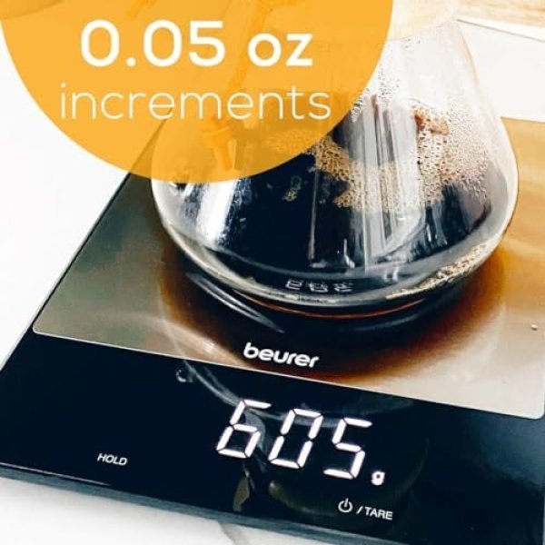 Beurer KS34 Digital Kitchen Scale - Precise Scale for Food Ounces and Grams - Image 5