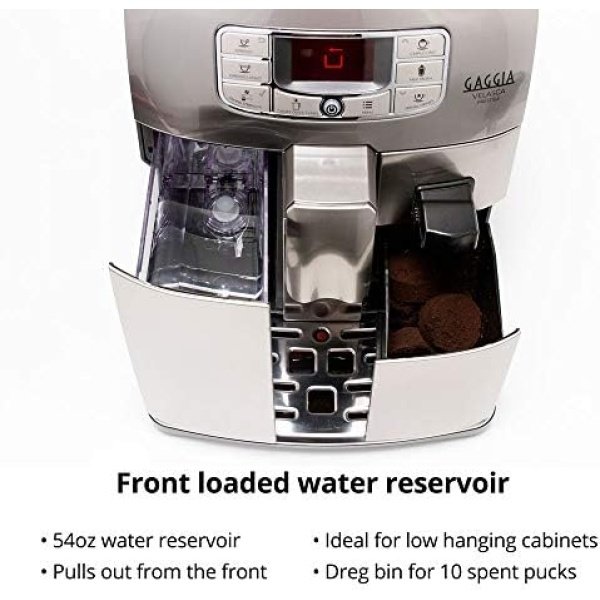 Gaggia Velasca Prestige Espresso Machine, Stainless Steel, 54 ounces - Image 2