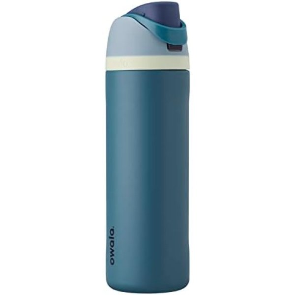 Owala FreeSip Insulated Stainless Steel Water Bottle with Straw for Sports