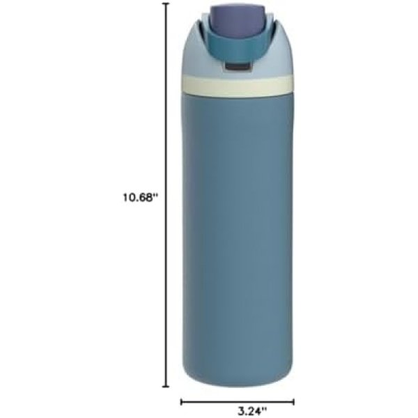 Owala FreeSip Insulated Stainless Steel Water Bottle with Straw for Sports - Image 8