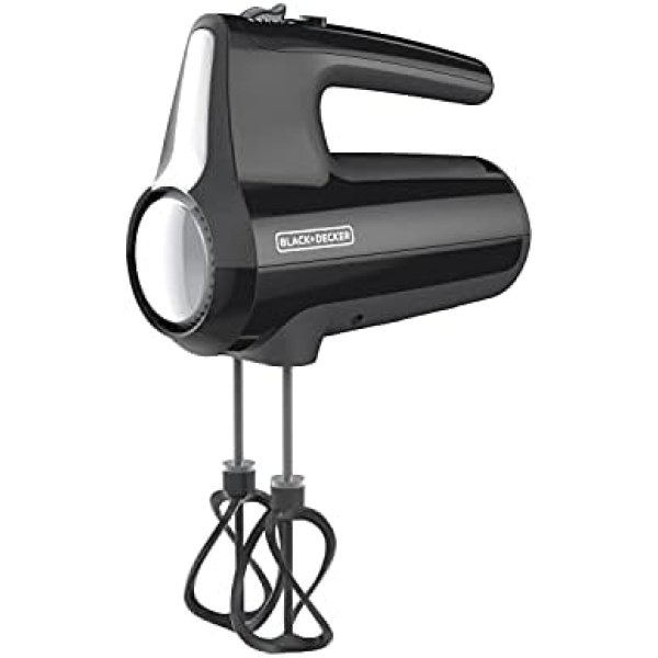 BLACK+DECKER 5 Speed Electric Hand Held Mixer, HELIX beaters, Whisk
