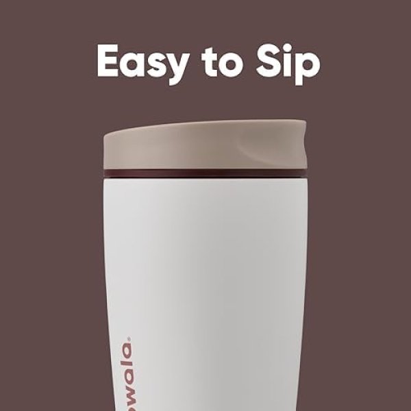 Owala SmoothSip Slider Insulated Stainless Steel Coffee Tumbler, Reusable Iced - Image 2