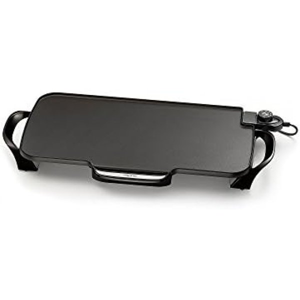 Presto 07061 22-inch Electric Griddle With Removable Handles, Black, 22-inch - Image 2