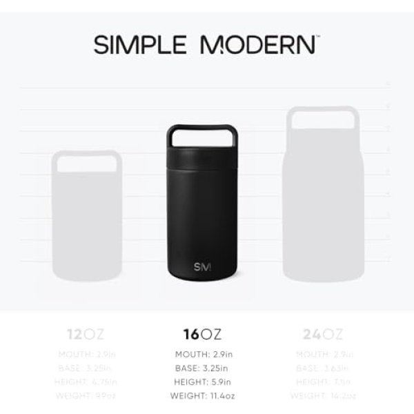 Simple Modern Food Jar for Hot Food | Reusable Stainless Steel Vacuum - Image 4