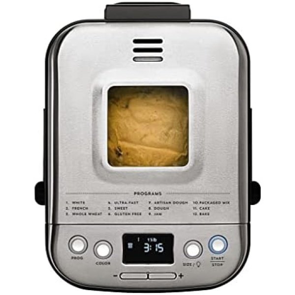 Cuisinart Bread Maker Machine, Compact and Automatic, Customizable Settings - Image 9