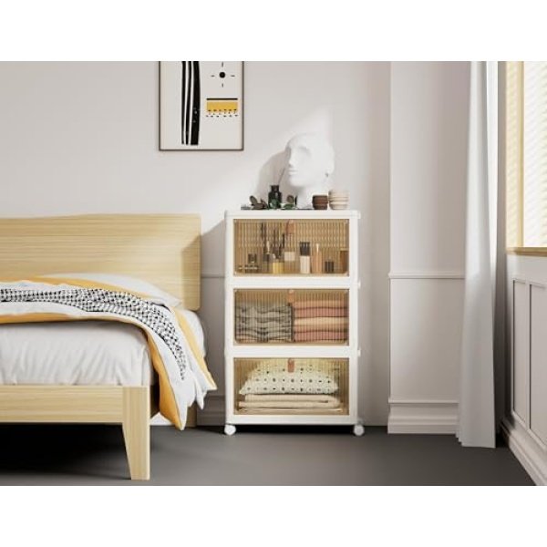 HOMIDEC Closet Organizers and Storage 93Qt 3 Pack Closet Organizer Boxes - Image 9