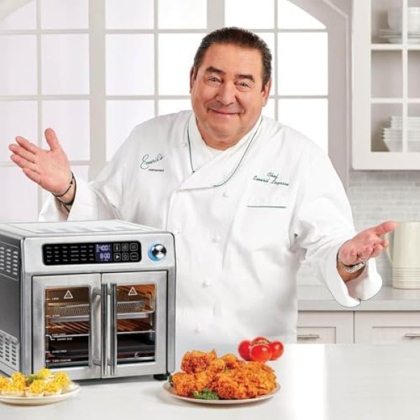 Emeril Lagasse Extra Large French Door Air Fryer Toaster Oven Combo - Image 7