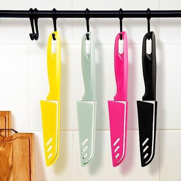 8 pieces Paring Knives (4PCS Peeling Knives and 4PCS Knife Sheath), Ultra Sharp - Image 5