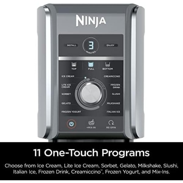 Ninja NC501 CREAMi Deluxe 11-in-1 Ice Cream & Frozen Treat Maker for Ice Cream - Image 5