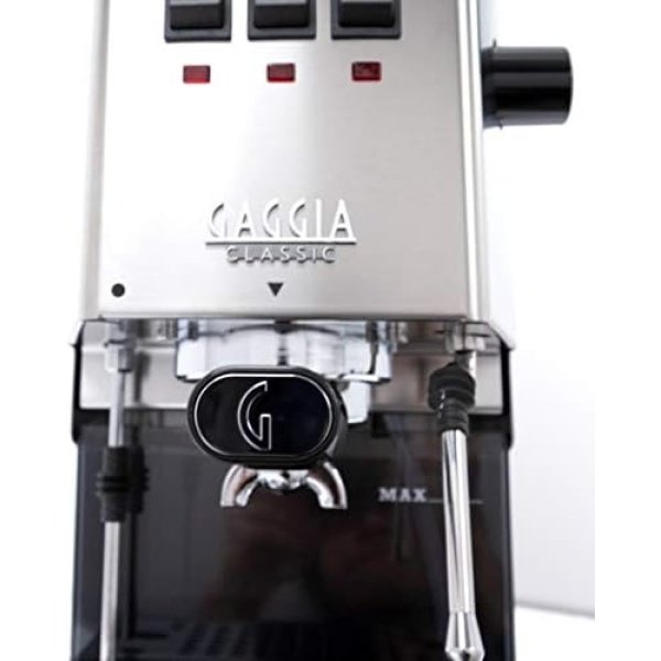Gaggia RI9380/46 Classic Evo Pro, Small, Brushed Stainless Steel - Image 2