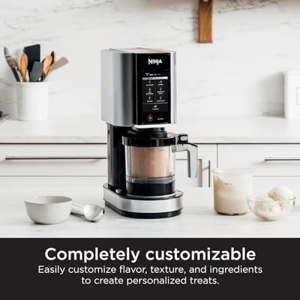 Ninja NC301 CREAMi Ice Cream Maker, for Gelato, Mix-ins, Milkshakes, Sorbet - Image 5