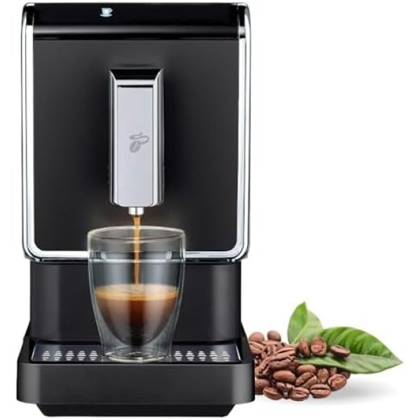 Tchibo Automatic Espresso & Coffee Machine with Built-in Grinder, No Coffee Pods