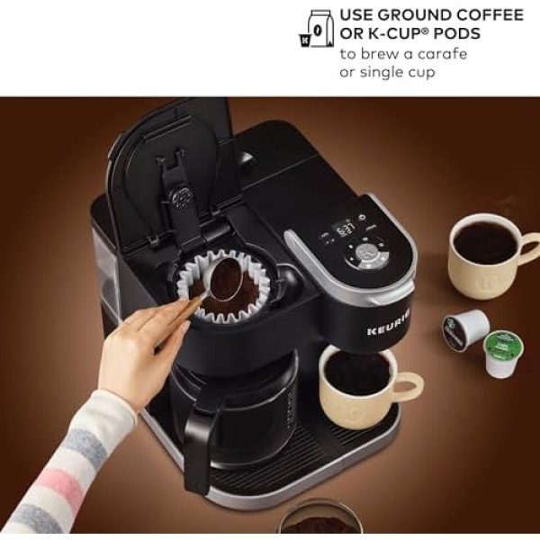 Keurig K-Duo Single Serve K-Cup Pod & Carafe Coffee Maker - Image 2