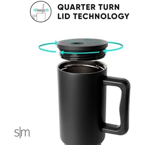 Simple Modern 40 oz Tumbler with Handle and Straw Lid | Premium Recycled - Image 4