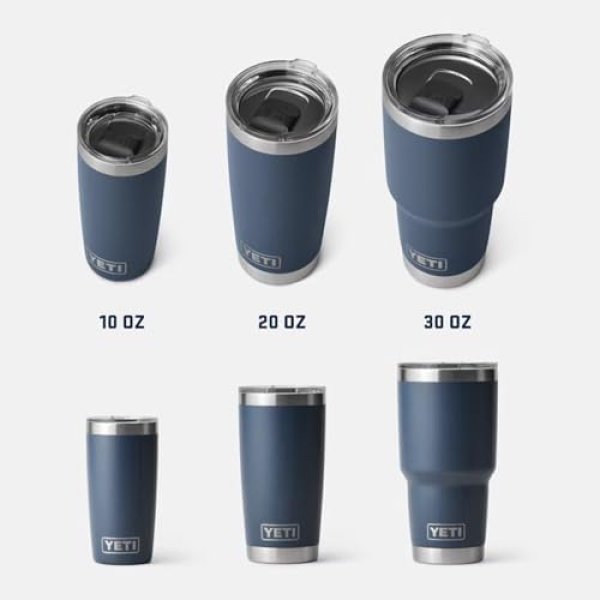 YETI Rambler 20 oz Stainless Steel Vacuum Insulated Tumbler w/MagSlider Lid - Image 8