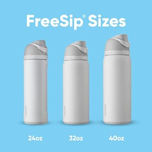 Owala FreeSip Insulated Stainless Steel Water Bottle with Straw for Sports - Image 5