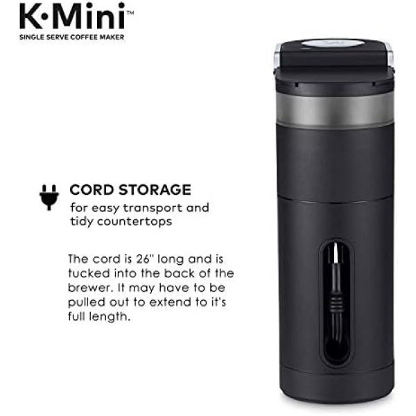 Keurig K-Mini Single Serve Coffee Maker, Black - Image 6