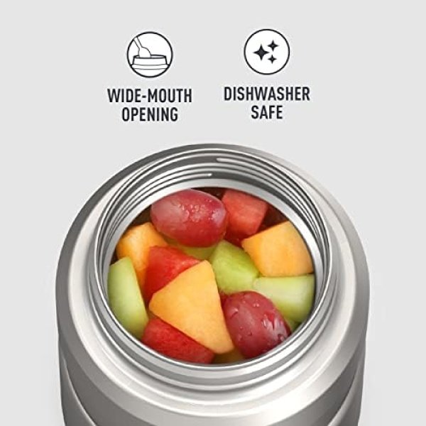 THERMOS Stainless King Vacuum-Insulated Food Jar with Spoon, 16 Ounce - Image 6