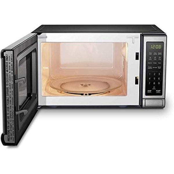 BLACK+DECKER EM720CB7 Digital Microwave Oven with Turntable Push-Button Door - Image 7