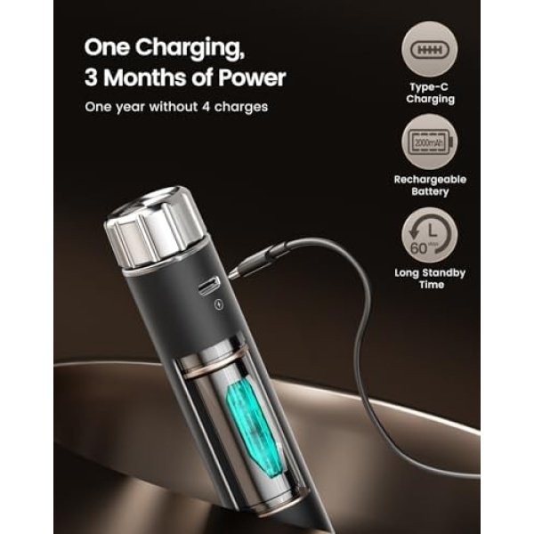Maestri House Rechargeable Milk Frother with Stepless Speed Control, Handheld - Image 5