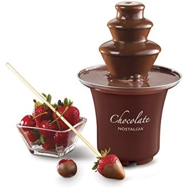 Nostalgia 3 Tier Electric Chocolate Fondue Fountain Machine for Parties - Image 2