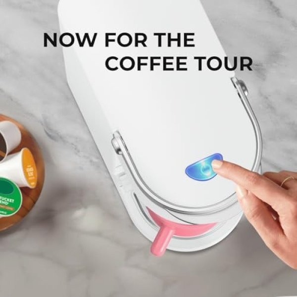 CHULUX Slim Single Serve Coffee Maker for K Cup Pods, One Cup Coffee Maker Fits - Image 7