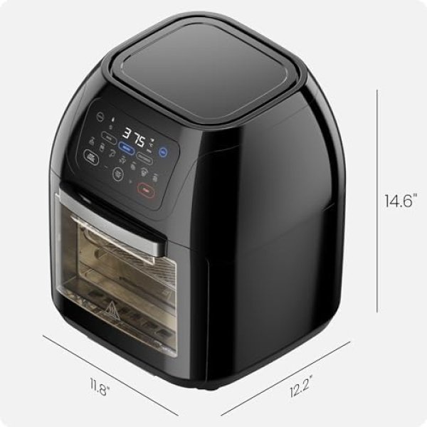 CHEFMAN Multifunctional Digital Air Fryer+ Rotisserie, Dehydrator - Image 9