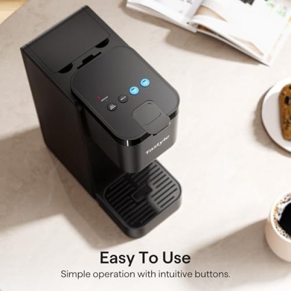 Single Serve Coffee Maker for K Cup, Ground and Tea Leaves, Hot and Iced Coffee - Image 7