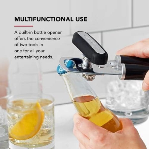 KitchenAid Classic Multifunction Can Opener and Bottle Opener Easy to Use - Image 5