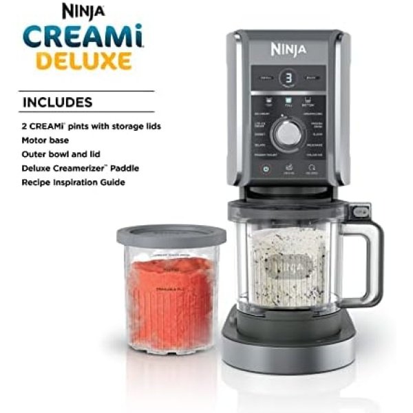 Ninja NC501 CREAMi Deluxe 11-in-1 Ice Cream & Frozen Treat Maker for Ice Cream - Image 16