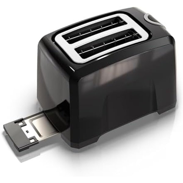 BLACK+DECKER 2-Slice Toaster, T2569B, Extra Wide Slots, 6 Shade Settings - Image 6