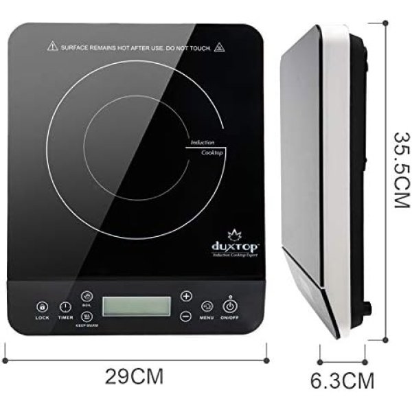 Duxtop Portable Induction Cooktop Burner, Induction Hot Plate with LCD Sensor - Image 7