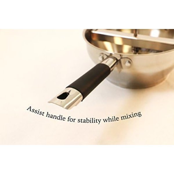 ExcelSteel Food Mill W/3 Grinding Sizes, 17" x 8.25" x 3.75", for Versatile - Image 5