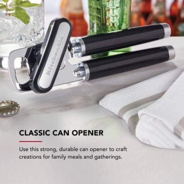 KitchenAid Classic Multifunction Can Opener and Bottle Opener Easy to Use - Image 2