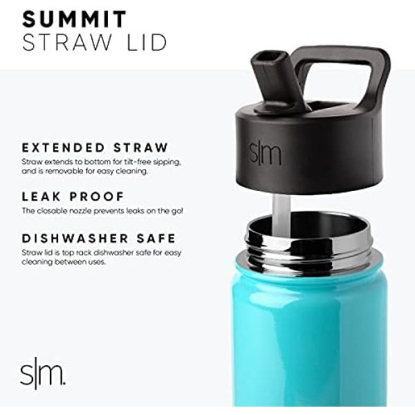 Simple Modern Spiderman Kids Water Bottle with Straw Lid | Marvel Insulated - Image 3