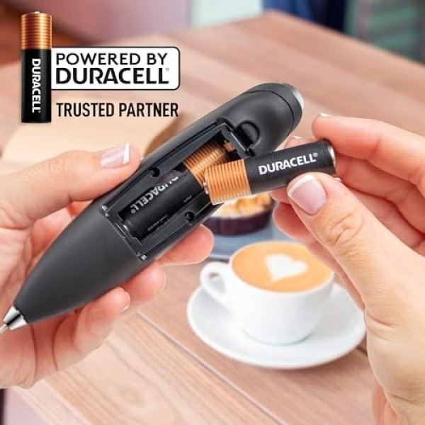Zulay Kitchen Powerful Milk Frother Wand With 2 Duracell Batteries - Ultra Fast - Image 7