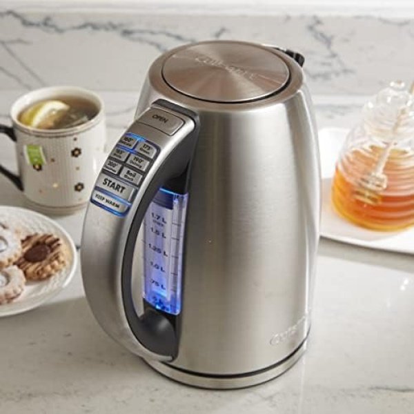 Cuisinart 1.7-Liter Stainless Steel Cordless Electric Kettle with 6 Preset - Image 3