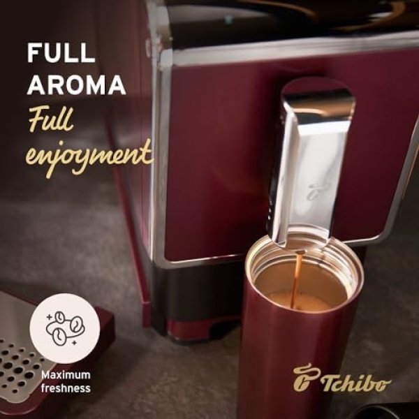 Tchibo Automatic Espresso & Coffee Machine with Built-in Grinder, No Coffee Pods - Image 3