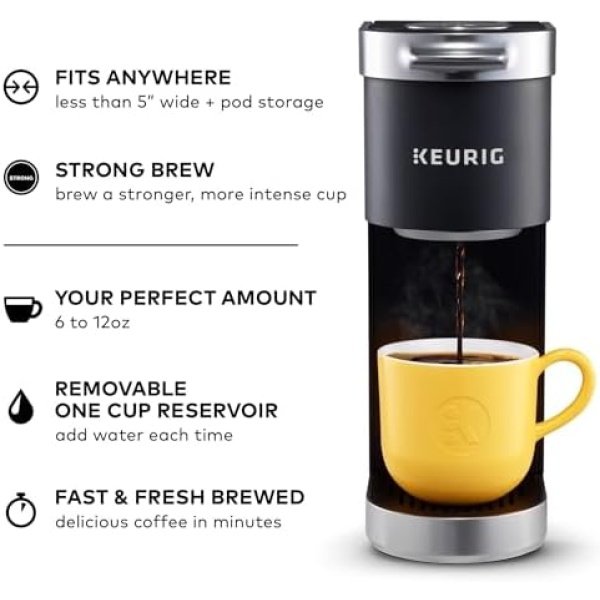 Keurig K-Mini Plus Single Serve K-Cup Pod Coffee Maker - Image 2