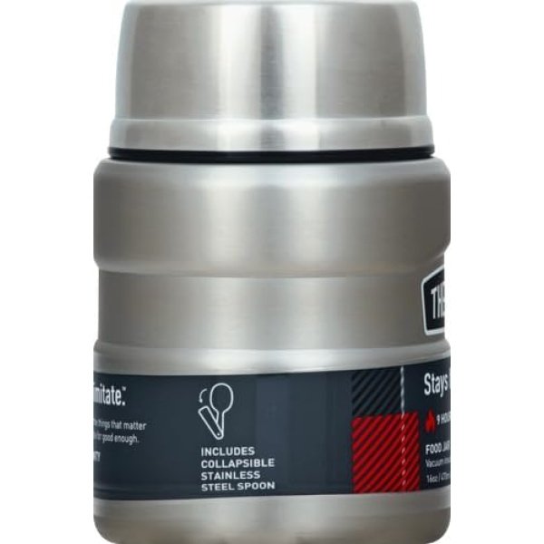 THERMOS Stainless King Vacuum-Insulated Food Jar with Spoon, 16 Ounce - Image 11
