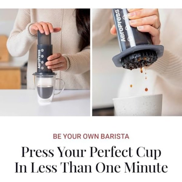 Aeropress Original Coffee Press – 3 in 1 brew method combines French Press - Image 3