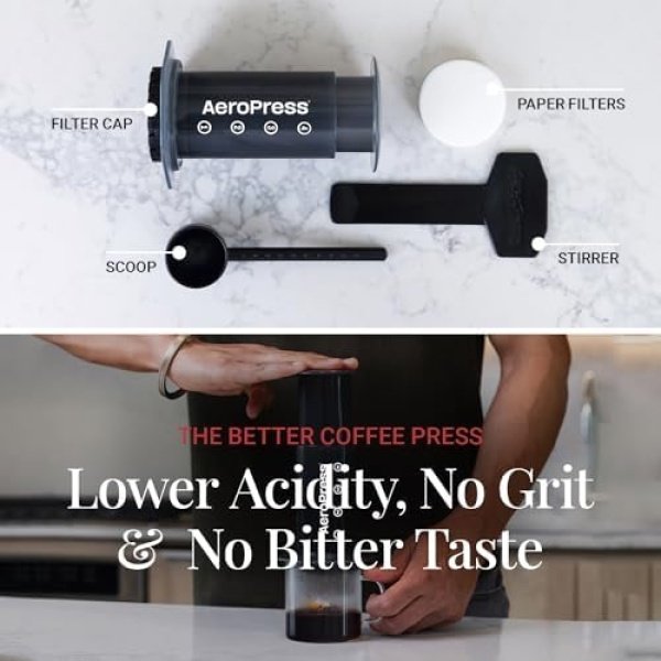 Aeropress Original Coffee Press – 3 in 1 brew method combines French Press - Image 5