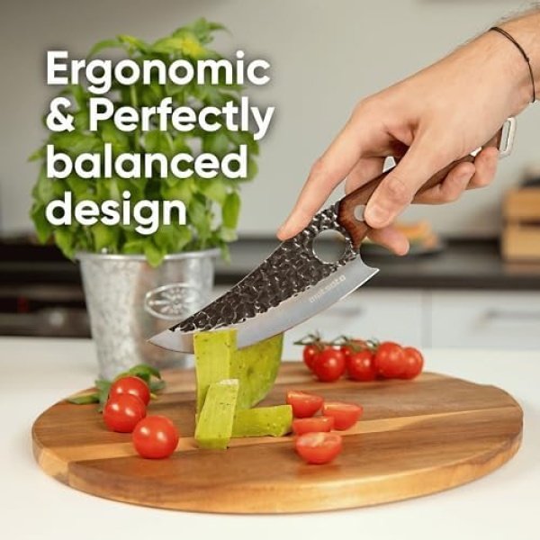 Chef Knife - Perfect Kitchen Knife. Japanese Knife for Cooking, Chopping - Image 8