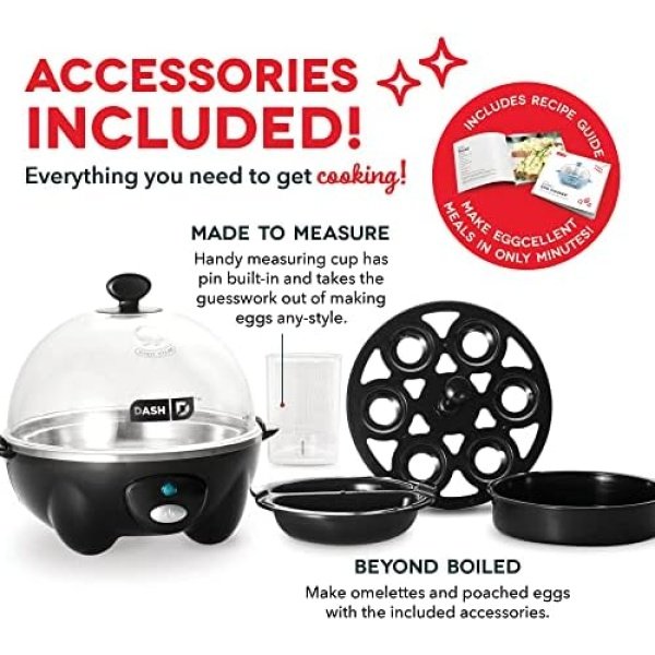 DASH Rapid Egg Cooker: 6 Egg Capacity Electric Egg Cooker for Hard Boiled Eggs - Image 5