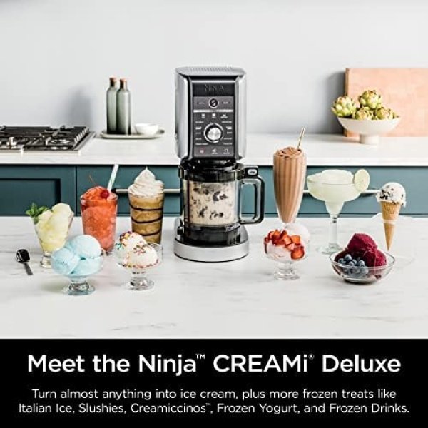 Ninja NC501 CREAMi Deluxe 11-in-1 Ice Cream & Frozen Treat Maker for Ice Cream - Image 2