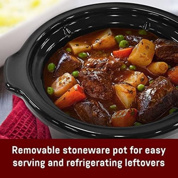 Elite Gourmet Glas Slow Cooker with Adjustable Temp, Entrees, Sauces, Stews - Image 7