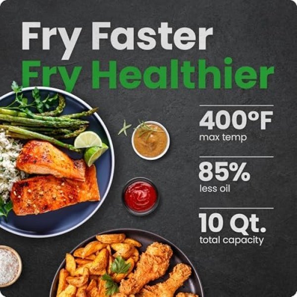 CHEFMAN Multifunctional Digital Air Fryer+ Rotisserie, Dehydrator - Image 2