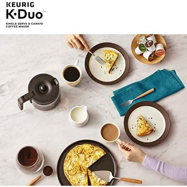 Keurig K-Duo Single Serve K-Cup Pod & Carafe Coffee Maker, Black - Image 8